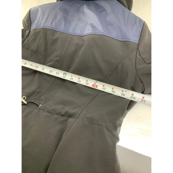 1 Madison Expedition Heritage Collection Womens Jacket Size L Black w/ Navy Trim - Picture 4 of 15